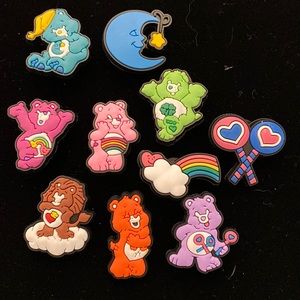 10 pc Care Bear Croc Charms